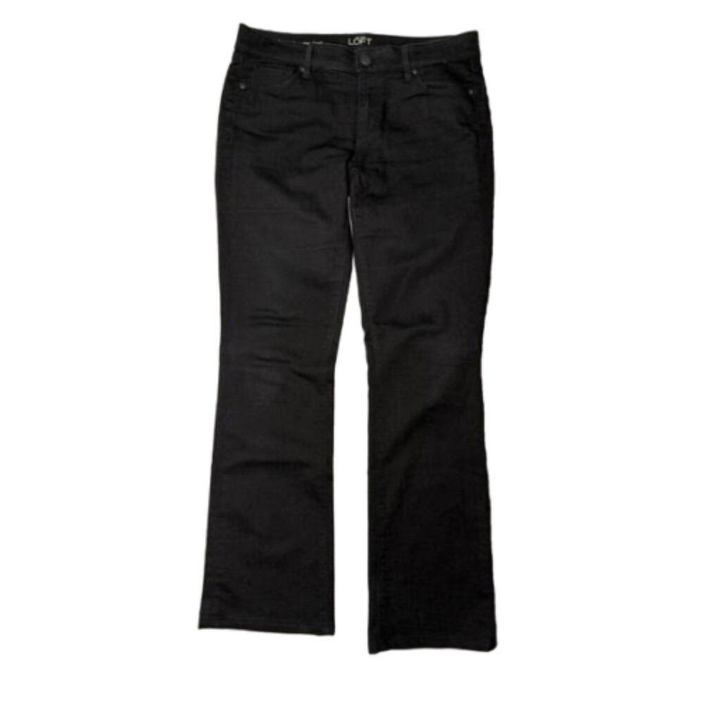 Loft Black Modern Sexy Boot Cut Jeans Size 29/8 #1922